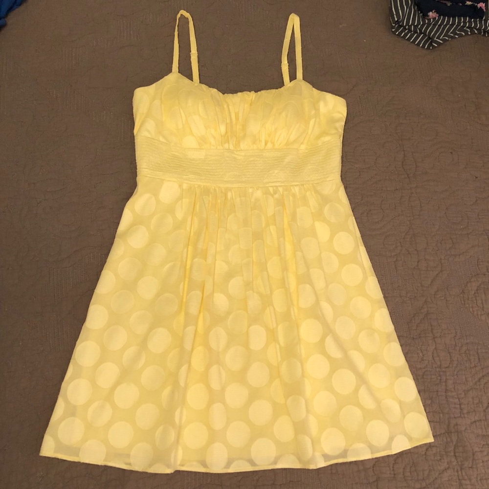 Super cute yellow dress sz 14